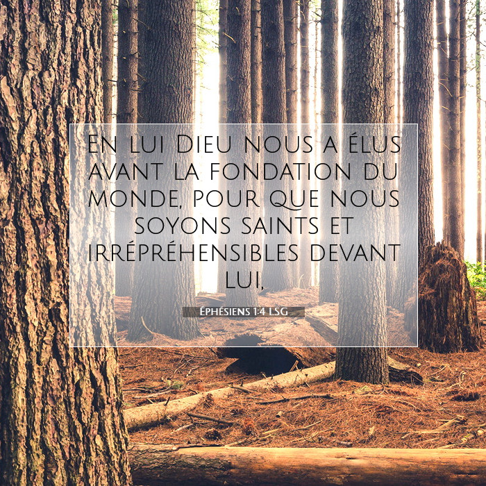 Éphésiens 1:4