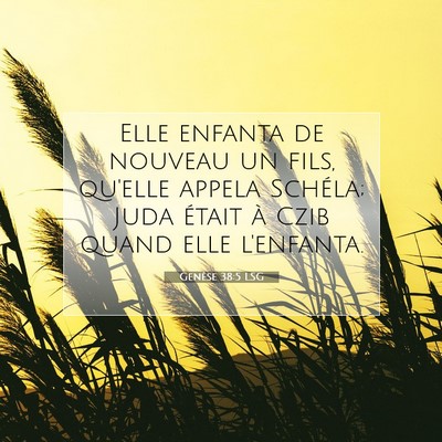 Genèse 38:5 LSG Image du verset biblique