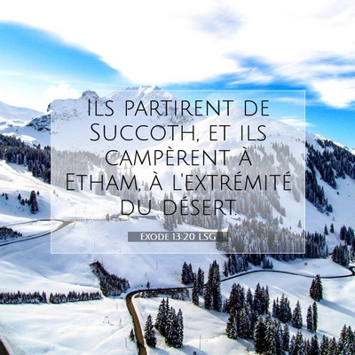 Exode 13:20 LSG Image du verset biblique