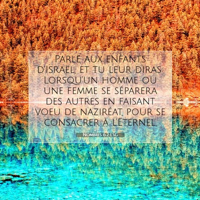 Nombres 6:2 LSG Image du verset biblique