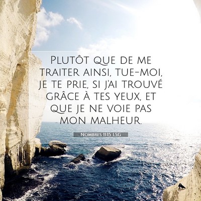 Nombres 11:15 Verset biblique expliqué