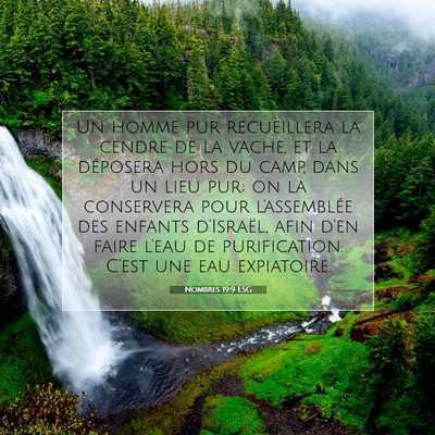 Nombres 19:9 Verset biblique expliqué