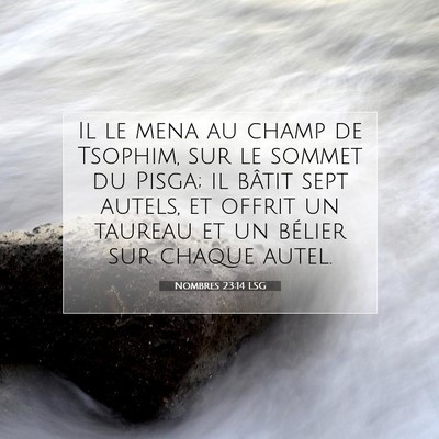 Nombres 23:14 Verset biblique expliqué