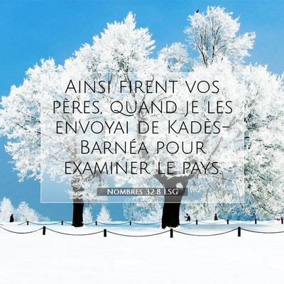 Nombres 32:8 LSG Image du verset biblique