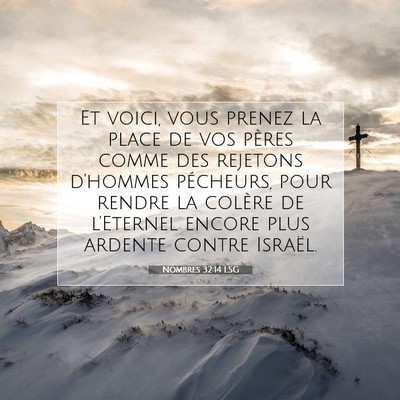 Nombres 32:14 Verset biblique expliqué