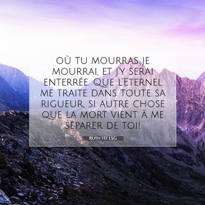 Ruth 1:17 LSG Image du verset biblique