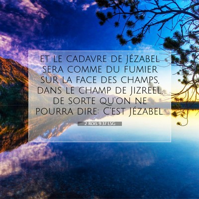 2 Rois 9:37 LSG Image du verset biblique