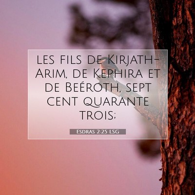 Esdras 2:25 LSG Image du verset biblique