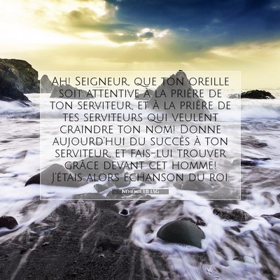 Néhémie 1:11 LSG Image du verset biblique