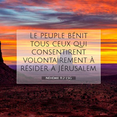 Néhémie 11:2 Verset biblique expliqué