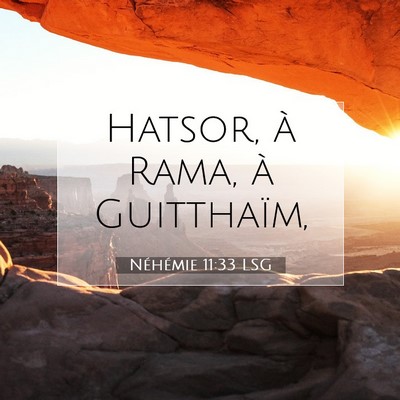 Néhémie 11:33 Verset biblique expliqué