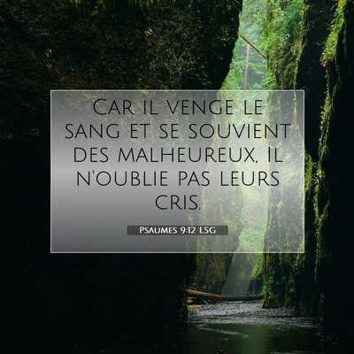 Psaumes 9:12 LSG Image du verset biblique