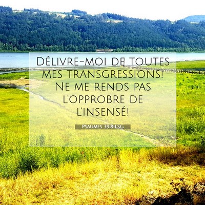 Psaumes 39:8 LSG Image du verset biblique