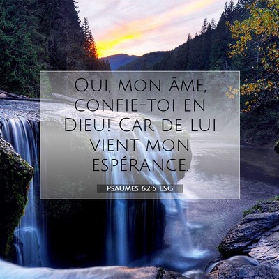 Psaumes 62:5 LSG Image du verset biblique