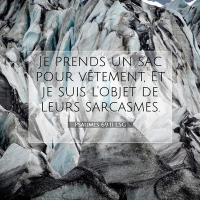 Psaumes 69:11 LSG Image du verset biblique