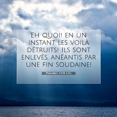 Psaumes 73:19 LSG Image du verset biblique