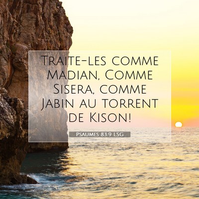 Psaumes 83:9 LSG Image du verset biblique