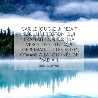 Ésaïe 9:4 LSG Image du verset biblique
