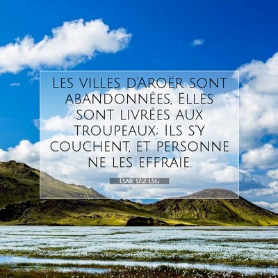 Ésaïe 17:2 LSG Image du verset biblique