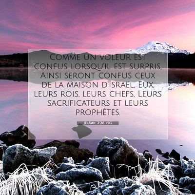 Jérémie 2:26 LSG Image du verset biblique