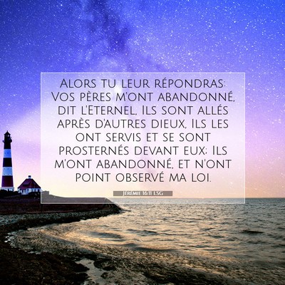 Jérémie 16:11 LSG Image du verset biblique