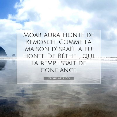Jérémie 48:13 LSG Image du verset biblique