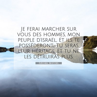 Ézéchiel 36:12 Verset biblique expliqué