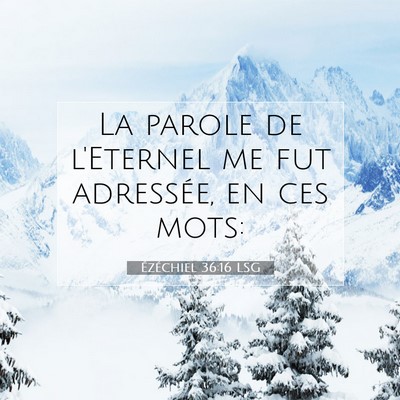Ézéchiel 36:16 Verset biblique expliqué