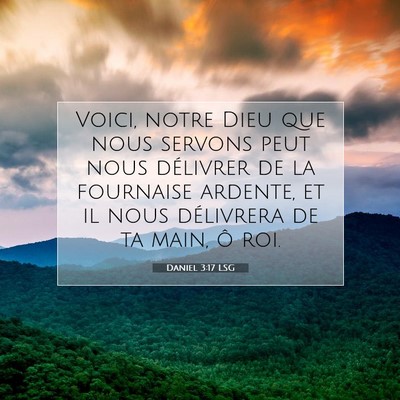 Daniel 3:17 LSG Image du verset biblique