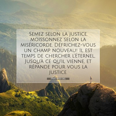 Osée 10:12 Verset biblique expliqué