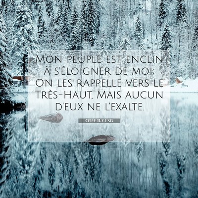 Osée 11:7 Verset biblique expliqué