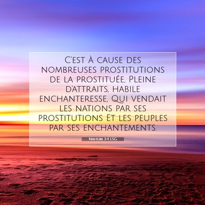 Nahum 3:4 Verset biblique expliqué