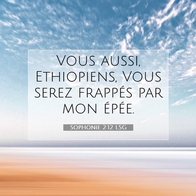 Sophonie 2:12 LSG Image du verset biblique