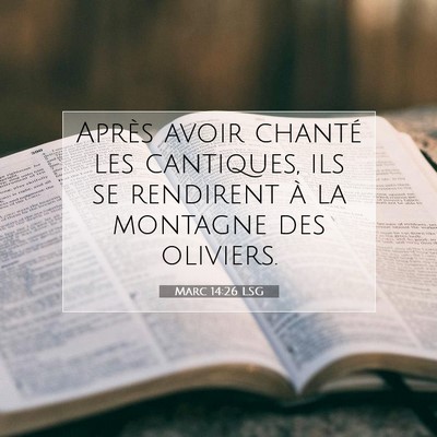 Marc 14:26 Verset biblique expliqué