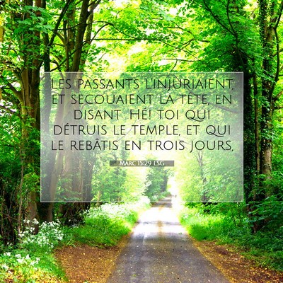 Marc 15:29 Verset biblique expliqué