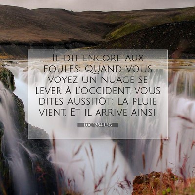 Luc 12:54 Verset biblique expliqué