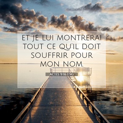 Actes 9:16 Verset biblique expliqué