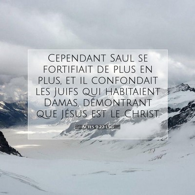 Actes 9:22 Verset biblique expliqué
