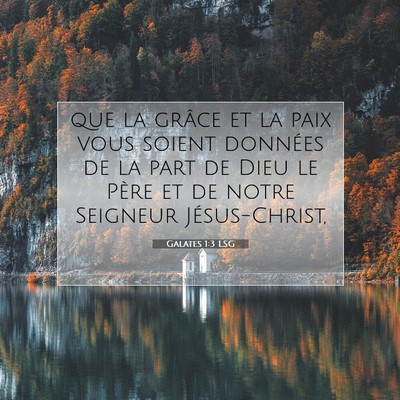Galates 1:3 Verset biblique expliqué