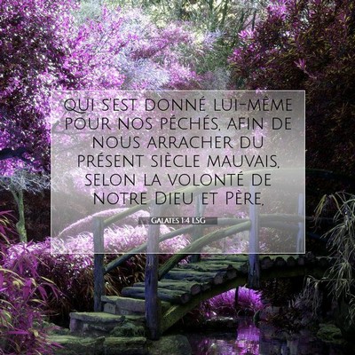 Galates 1:4 Verset biblique expliqué