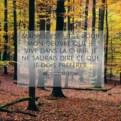 Philippiens 1:22 LSG Image du verset biblique