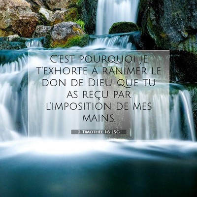 2 Timothée 1:6 Verset biblique expliqué