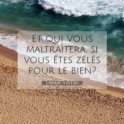1 Pierre 3:13 LSG Image du verset biblique