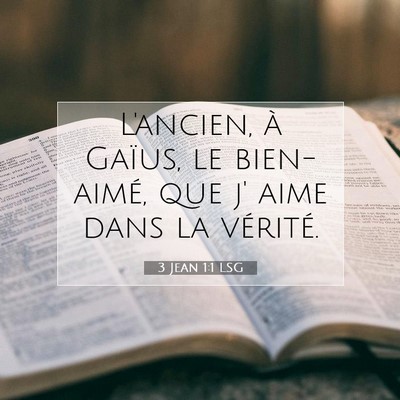 3 Jean 1:1 Verset biblique expliqué