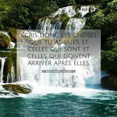 Apocalypse 1:19 LSG Image du verset biblique